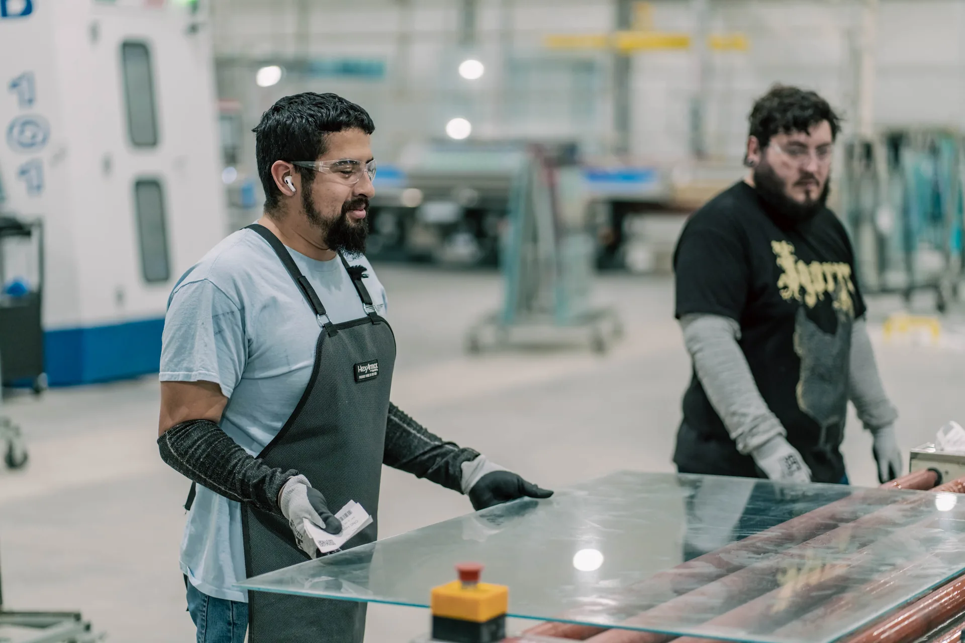 Glass fabrication, Goshen Manufacturing Company